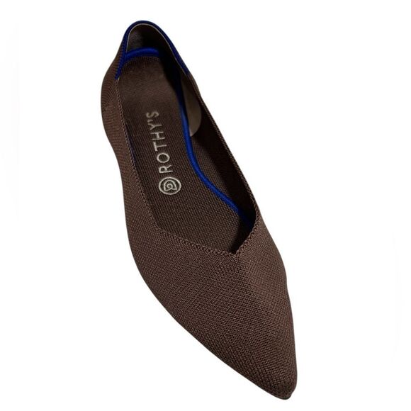 Rothy's The Point Ballet Flats Sleek Minimalist Design Size 9 1/2 - Picture 1 of 9